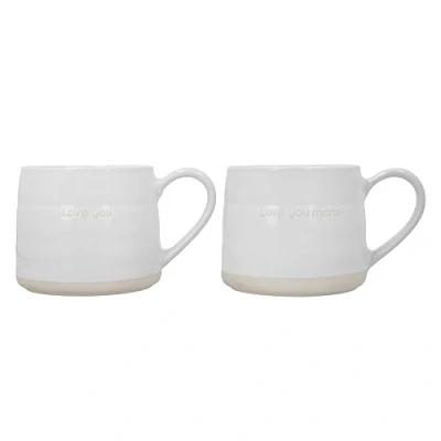 Image of Mikasa Farmhouse Love Set of 2 380ml Mugs