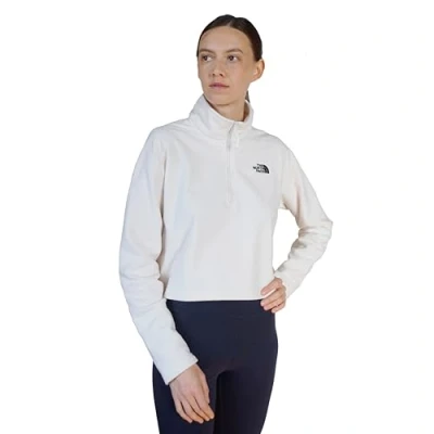 Image of THE NORTH FACE Women&#039;s 100 Glacier Jacket, Gardenia White, XL