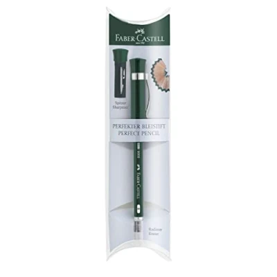 Image of Faber Castell 9000 Perfect Pencil in Gift Box, Green