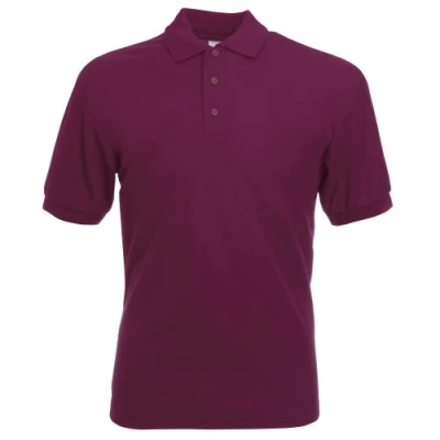 Image of Fruit of the Loom Men&#039;s 65/35 Polo Shirt, Burgundy, XXX Large