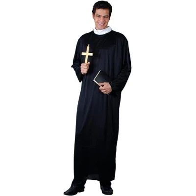 Image of Wicked Costumes Adult Mens Father Fancy Dress Costume Medium