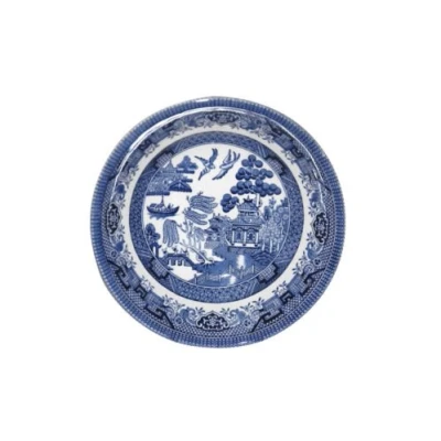 Image of Blue Willow Sets of 6 Bowls 20cm CHURCHILL CHINA, Made in England