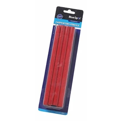 Image of Blue Spot Tools 28801 Carpenters Pencils Red