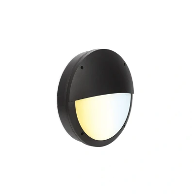 Image of HerculesCS 19W IP65 CCT Microwave Eyelid LED Bulkhead 3000/4000/6500K Aurora