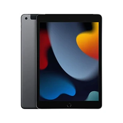 Image of 2021 Apple iPad (10.2 inch, Wi Fi + Cellular, 256GB) Space Gray (Renewed)
