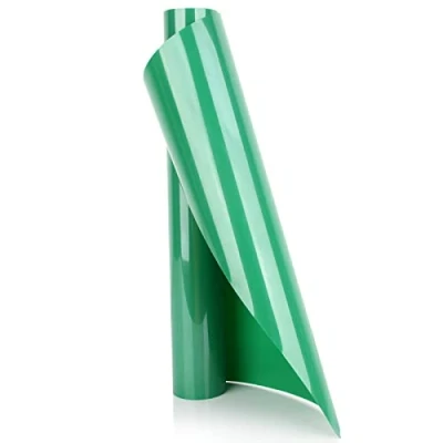 Image of YURROAD HTV Vinyl Iron On 40&quot; x 12&quot;Green Heat Transfer for Fabric T Shirts