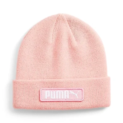 Image of PUMA Unisex Kids Classic Cuff Youth Beanie Peach Smoothie One Size