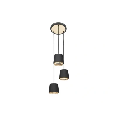 Image of Lindby Ananya pendant light, circular, 3 bulb
