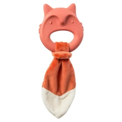Image of Mary Meyer Leika Silicone Baby Teether, 23 Centimetres, Little Fox