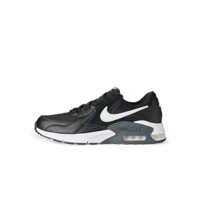 Image of NIKE Men&#039;s Air Max Excee Running Shoe, Black White Dark Grey, 5.5 UK
