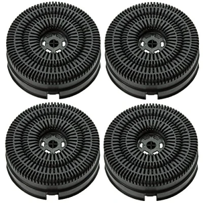 Image of Spares2go Carbon Vent Extractor Filter for IKEA UTDRAG Cooker Hood (Pack of 4)