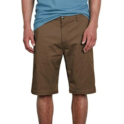 Image of Volcom Men&#039;s Vmonty Stretch 22 Shorts, Mushroom, 34