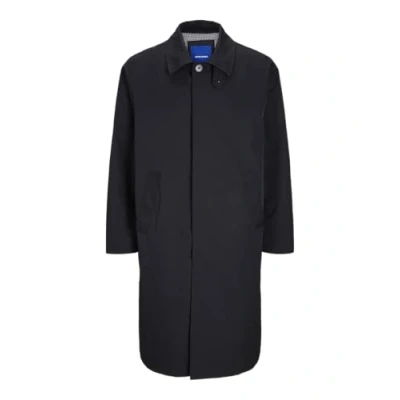 Image of JACK &amp; JONES Men&#039;s Jorpilo Mac Coat, Black, XL