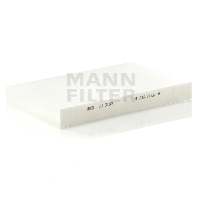 Image of 4A0819439, 4A0819439A Pollen Filter MANN CU 3192 Particulate 310mm 193mm 31mm AUDI: A6 C5 Avant, Saloon, C4 Avant