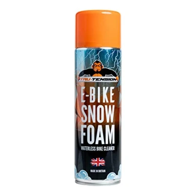 Image of Tru Tension E Bike Snow Foam Waterless Road, Mountain &amp; Bikes Cleaner Bicycle Tools Accessories 500ml