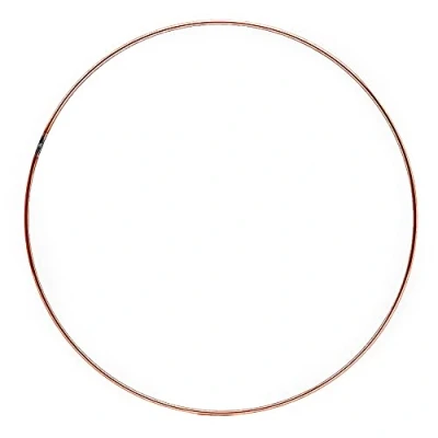 Image of 355mm (14in) Copper Metal Ring for Crafts Wreath &amp; Flower Hoop