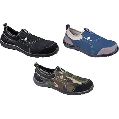 Image of Deltaplus MIAMISPNO40 Low Shoes Made of Polyester Cotton S1P SRC, Black, Size 40