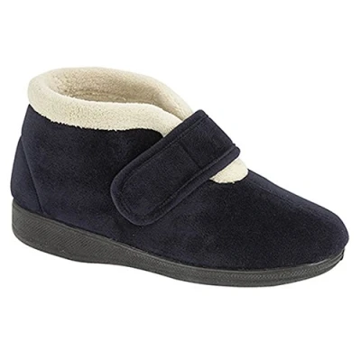 Image of Sleepers Womens/Ladies Amelia Bootee Slippers (6 UK) (Navy)