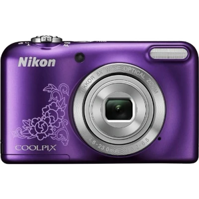 Image of Nikon Coolpix L29 Compact Digital Camera 16.4 Megapixels 2.7 Inch LCD Screen 5X Optical Zoom Purple (Renewed)