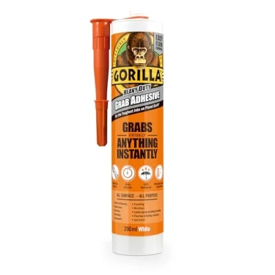 Image of Gorilla Heavy Duty Grab Adhesive White 290ml