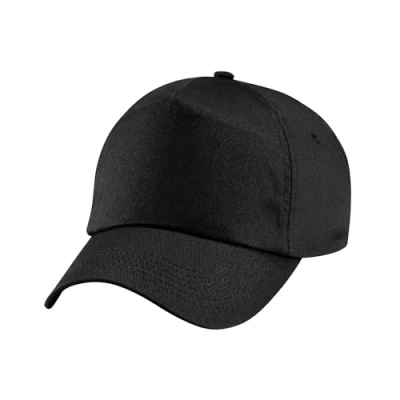 Image of Beechfield B10b Junior Original 5 Panel Cap Black