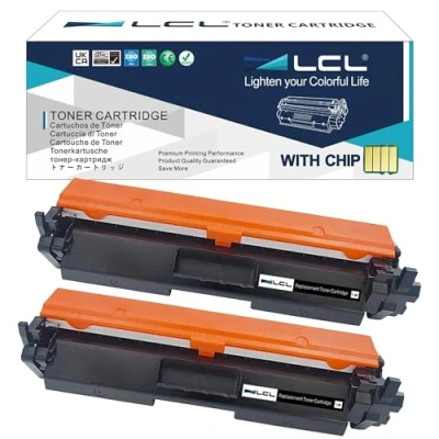 Image of LCL Toner Cartridge 30A CF230A (2 Black) Compatible for HP LaserJet Pro Laser Jet M203D M203DN MFP M227SDN M227D M227FDN M227FDW M203 M227