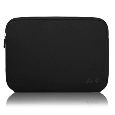 Image of AIPIE 15 15.6 16 Inch Laptop Bags Compatible with MacBook, Acer, ASUS, Dell, Lenovo, Microsoft, HP Protective Sleeve Neoprene Black