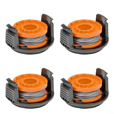 Image of URPIZY 4 PACK Trimmer Replacement Spool Line with Cover For MCGREGOR MCT1825 MCT2X1825 18v 1.5mm 1x2.5m Strimmer