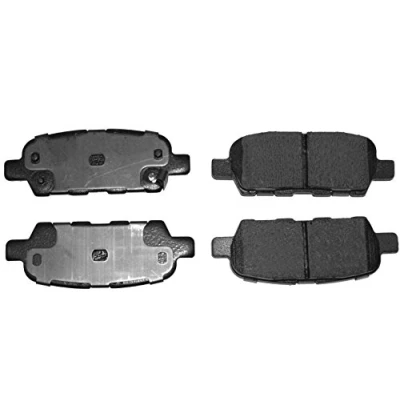 Image of 410601408R, 440600003R Brake pad set BLUE PRINT ADN142137 Rear Axle with acoustic wear warning NISSAN: X Trail, Juke, Qashqai / Qashqai+2 I
