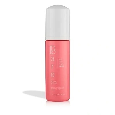 Image of Bare by Vogue Dark Tan Self Tanning Foam Suitable for All Skin Types Tanner Face &amp; Body Long Lasting Fake 150ML