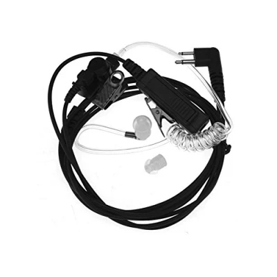 Image of Hensych® Pro Covert Acoustic Air Tube Bodyguard FBI Earpiece Headset Mic for 2 pin Motorola Radio CP040 CP200 XTNi DTR VL50