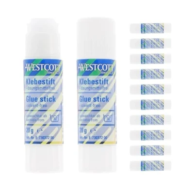Image of Westcott Glue Stick, 12 Pieces