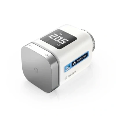 Image of Bosch Smart Home radiator thermostat II [+M], thermostat, flexible use in the system or manufacturer independent Matter systems