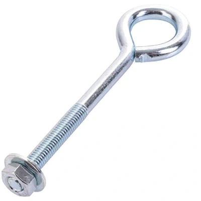 Image of 5X Large Eye Bolts with Nuts &amp; Washers M10 X 150mm
