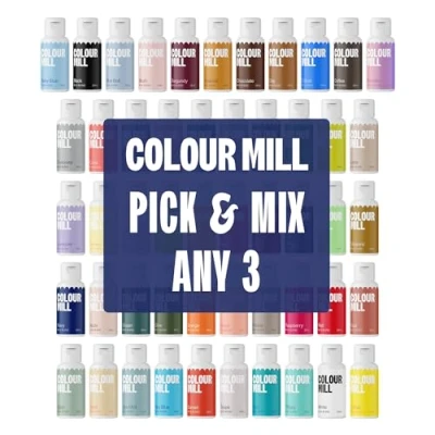Image of Colour Mill Oil Based Food Colours Choose Your Trio: (3 x 20ml)