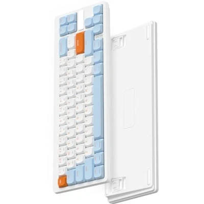 Image of MAGIC REFINER RKL680 Ultra thin Wireless Mechanical Keyboard, 60% Percent Gaming Apex Pro Mini 2.4Ghz/Bluetooth 5.0 Dual Mode, 68 Keys Low Profile Linear Red Switch for Win/MAC/Tablet
