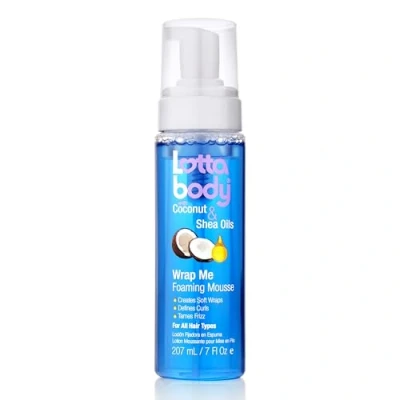 Image of Lottabody Wrap Me Foaming Mousse with Coconut &amp; Shea Oil 7 fl. oz. by