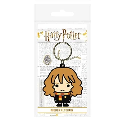 Image of HARRY POTTER Rubber Keyring Hermione Granger Chibi Official Merchandise