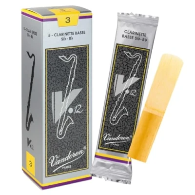 Image of Vandoren V12 Bass clarinet reeds, box of 5 Strength 3