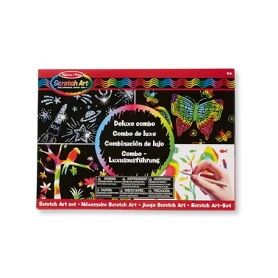 Image of Melissa &amp; Doug Scratch Art Deluxe Combo Set