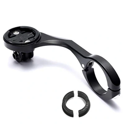 Image of Dymoece Aluminium Alloy Out Front Bicycle Computer Combo Handlebar Mount for Garmin Edge 200 500 510 520 800 810 820 1000 1030 and Sport Action Camera,Compatible Sizes 31.8mm 25.4mm