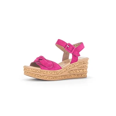 Image of Gabor Platform sandals, Women&#039;s, Size: 5, Pink Suede