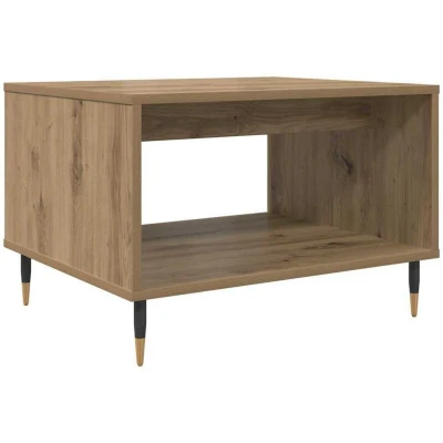 Image of vidaXL Coffee Table Artisan oak 60 x 50 40 cm Engineered wood