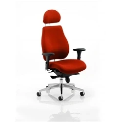 Image of Chiro Plus Ultimate with Headrest Bespoke Colour Tabasco Orange