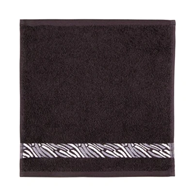 Image of frottana Shadow face cloth 30 x cm, 100% cotton, graphite