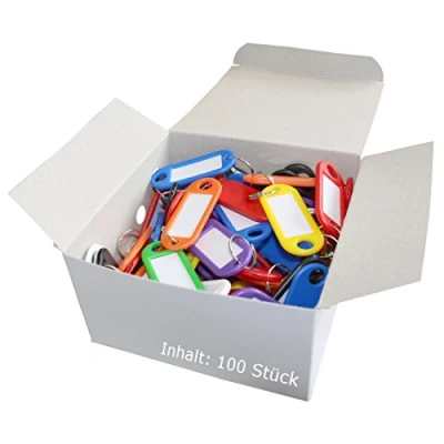 Image of Wedo 262 801899 Assorted Key Fobs (Pack of 100)
