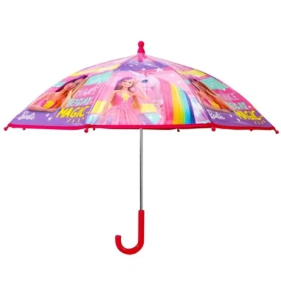 Image of Barbie UNICORN KIDS UMBRELLA, Pink