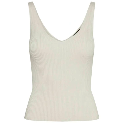 Image of Vero Moda Rippstrick Top, Women&#039;s, Size: Large, Birch