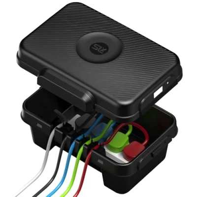 Image of Weatherproof Electrical Box, Outdoor Extension Leads, Reels, Transformers, Fuse Box Cover, 5x Cable Outlets, IP56 Water Resistant Certified, Silicone Mould, 360 x 255 138mm