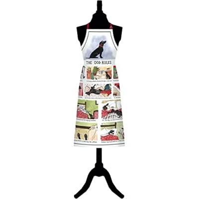 Image of Samuel Lamont The Dog Rules Cotton Apron